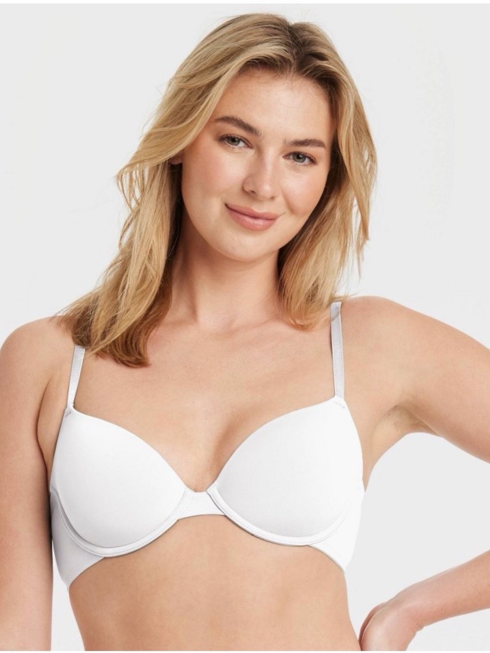 Auden White T-Shirt Bra
